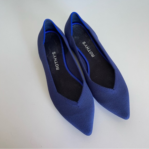 Rothy's Shoes - Rothy's Maritime Navy The Point Flats 8.5